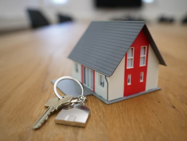 Symbole de réussite et projet immobilier