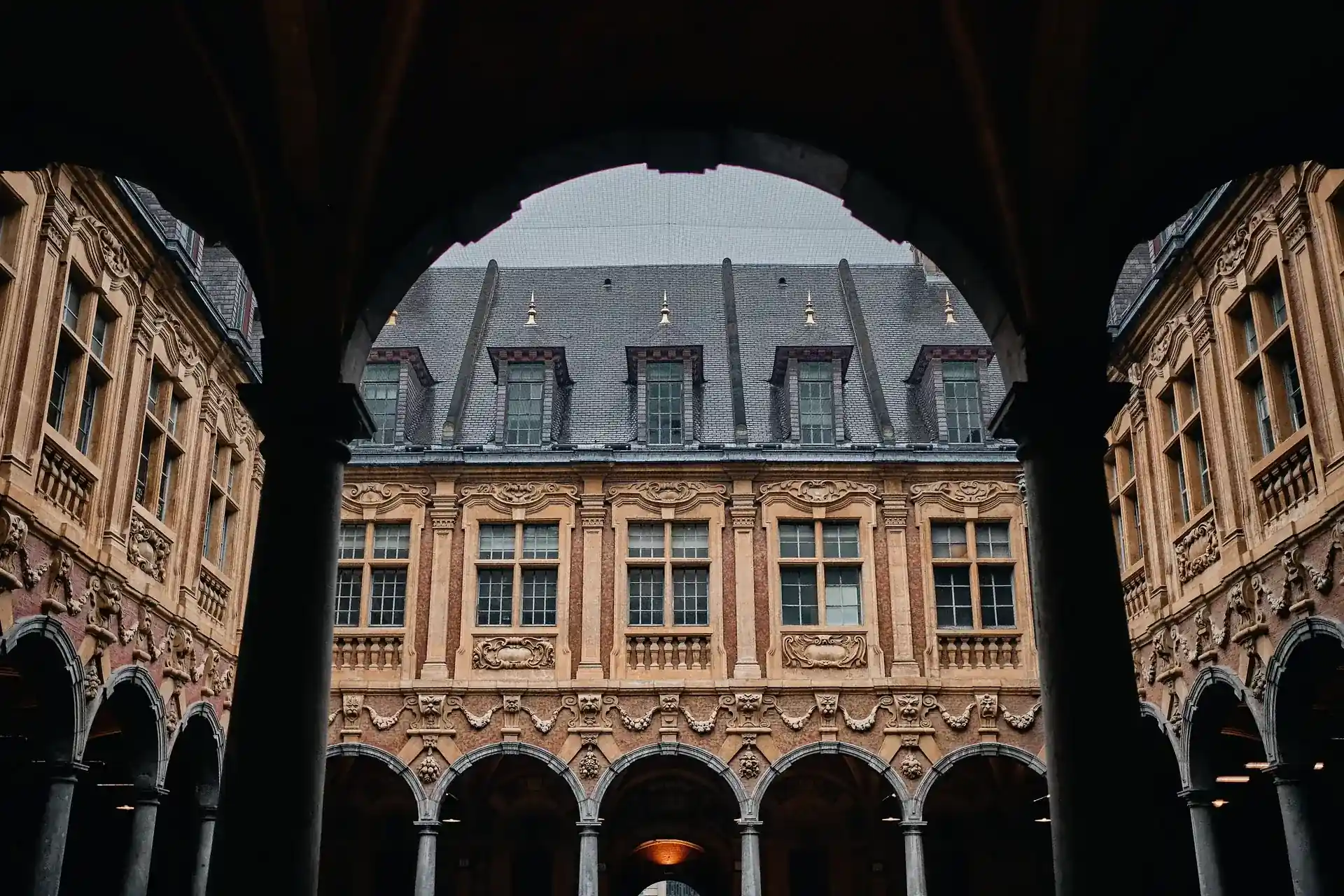 La Vieille Bourse historique à Lille